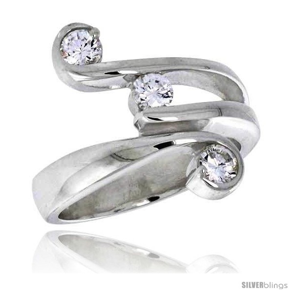 Silver Rings  Sterling Silver CZ Stone Rings  Highest Quality ...