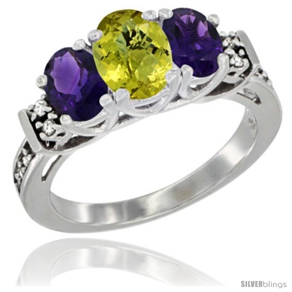 https://www.silverblings.com/1152-thickbox_default/14k-white-gold-natural-lemon-quartz-amethyst-ring-3-stone-oval-diamond-accent.jpg