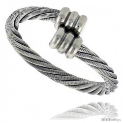 Surgical Steel Cable Ring 2.5 mm Fits all sizes 7 thru 9