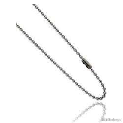 Stainless Steel Bead Ball Chain 2 mm thick available Necklaces Bracelets & Anklets