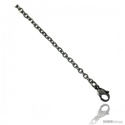 Surgical Steel Cable Chain Necklace 3 mm (1/8 in) wide