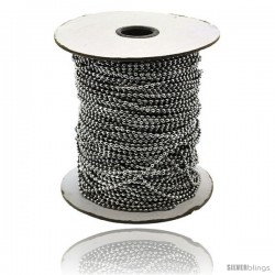 Stainless Steel Bead Ball Chain 1.5 mm 100 Yard Spool -Style Sstol25x100