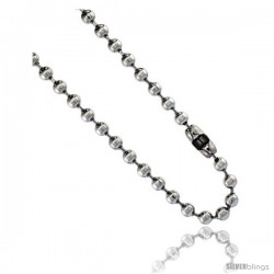 Stainless Steel Bead Ball Chain 5 mm thick available Necklaces Bracelets & Anklets