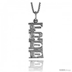 Sterling Silver FREE Talking Pendant, 7/8 in Tall