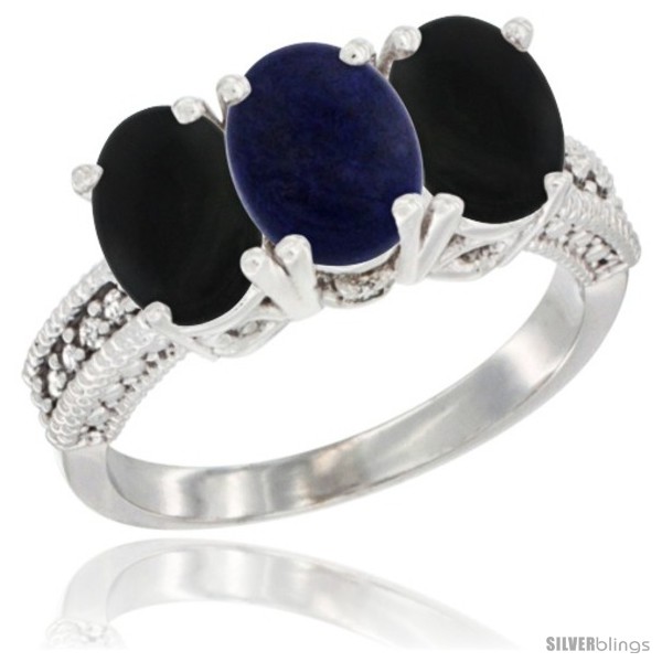 https://www.silverblings.com/16171-thickbox_default/10k-white-gold-natural-lapis-black-onyx-ring-3-stone-oval-7x5-mm-diamond-accent.jpg