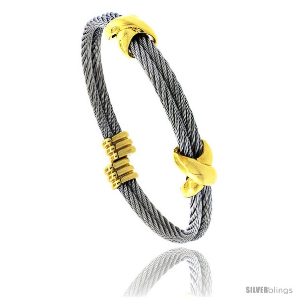 https://www.silverblings.com/1642-thickbox_default/stainless-steel-cable-golf-bracelet-2-tone-7-in-style-bss715.jpg