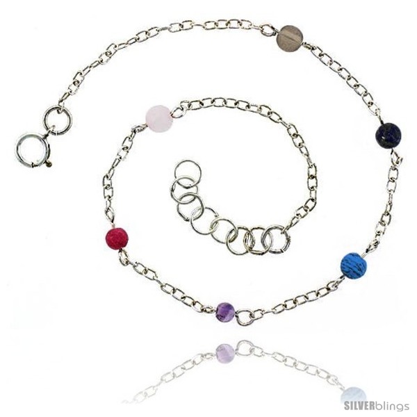 https://www.silverblings.com/16435-thickbox_default/sterling-silver-anklet-natural-stone-rose-quartz-garnet-amethyst-snowflake-obsidian-beads-adjustable-9-10-in-style-sa27.jpg