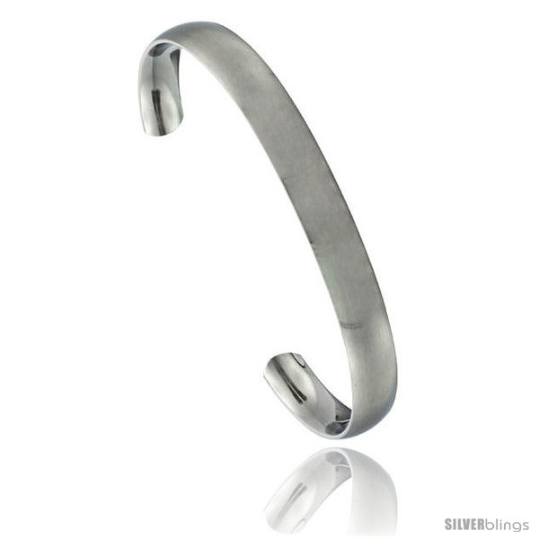https://www.silverblings.com/1646-thickbox_default/stainless-steel-domed-cuff-bangle-bracelet-matte-finish-comfort-fit-5-16-in-wide-8-in.jpg