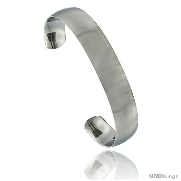 https://www.silverblings.com/1654-thickbox_default/stainless-steel-domed-cuff-bangle-bracelet-matte-finish-comfort-fit-1-2-in-wide-8-in.jpg