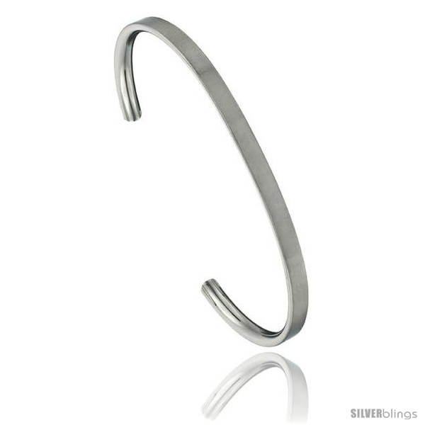 https://www.silverblings.com/1666-thickbox_default/stainless-steel-flat-cuff-bangle-bracelet-gold-dot-ends-matte-finish-comfort-fit-3-16-in-wide-8-in.jpg