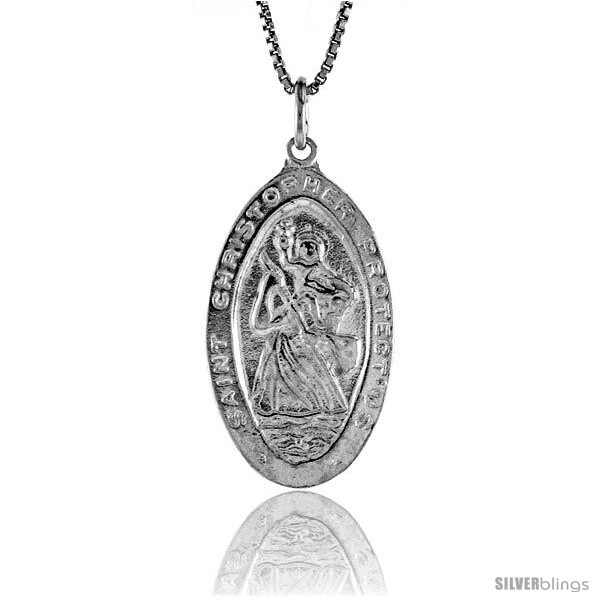 https://www.silverblings.com/16915-thickbox_default/sterling-silver-saint-christopher-medal-1-1-4-in-style-4p191.jpg