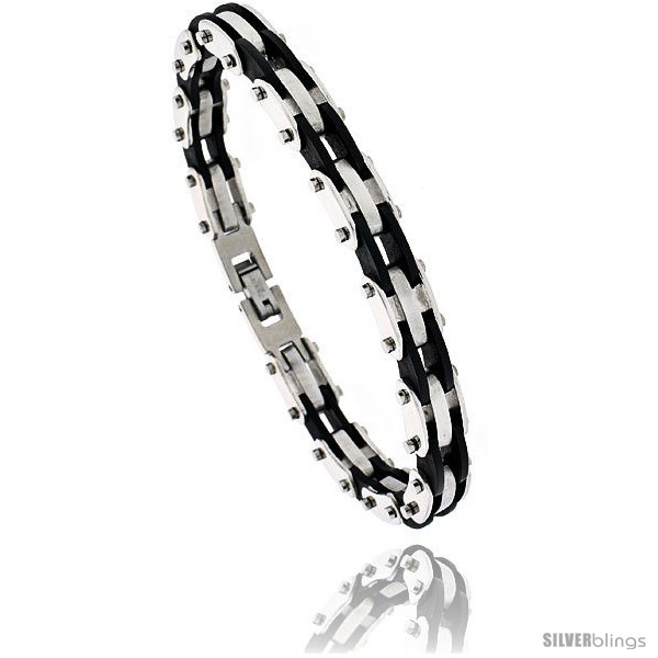 https://www.silverblings.com/1704-thickbox_default/stainless-steel-rubber-bracelet-3-8-in-wide-8-in-long.jpg