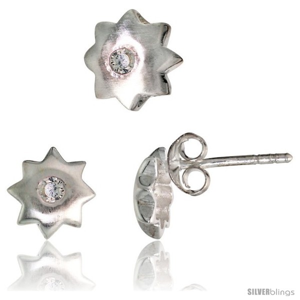 https://www.silverblings.com/17238-thickbox_default/sterling-silver-matte-finish-star-stud-earrings-7-mm-pendant-slide-8-mm-set-w-brilliant-cut-cz-stones.jpg