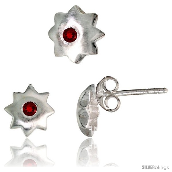 https://www.silverblings.com/17242-thickbox_default/sterling-silver-matte-finish-star-stud-earrings-7-mm-pendant-slide-8-mm-set-w-brilliant-cut-ruby-colored-cz-stones.jpg