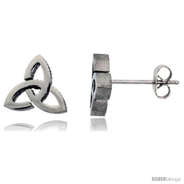https://www.silverblings.com/1768-thickbox_default/small-stainless-steel-trinity-stud-earrings-3-8-in-diameter.jpg