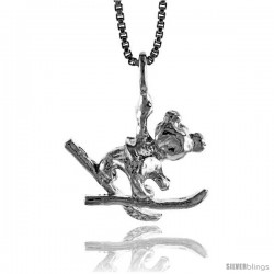 Sterling Silver Koala Bear Pendant