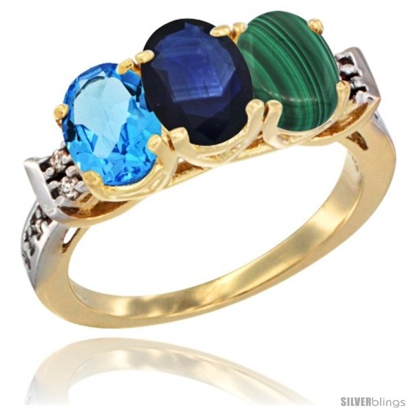 https://www.silverblings.com/18762-thickbox_default/10k-yellow-gold-natural-swiss-blue-topaz-blue-sapphire-malachite-ring-3-stone-oval-7x5-mm-diamond-accent.jpg