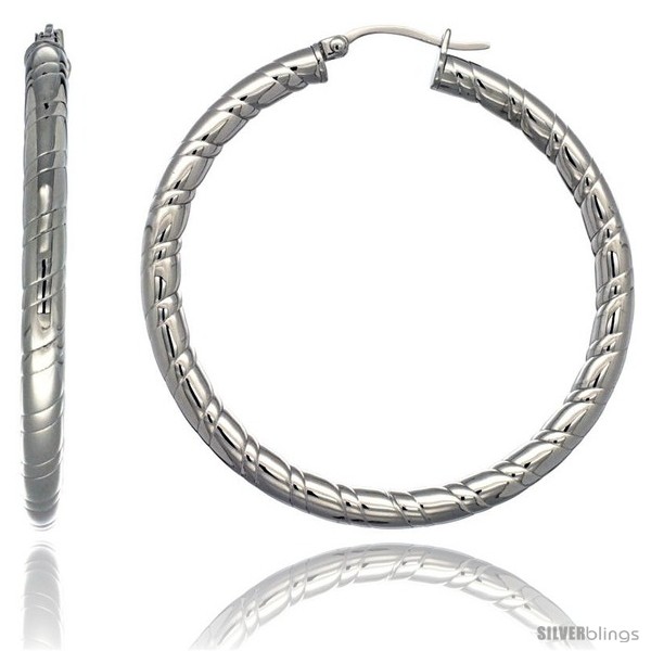 https://www.silverblings.com/2086-thickbox_default/surgical-steel-2-inch-hoop-earrings-candy-stripe-embossed-pattern-4-mm-tube-feather-weigh.jpg