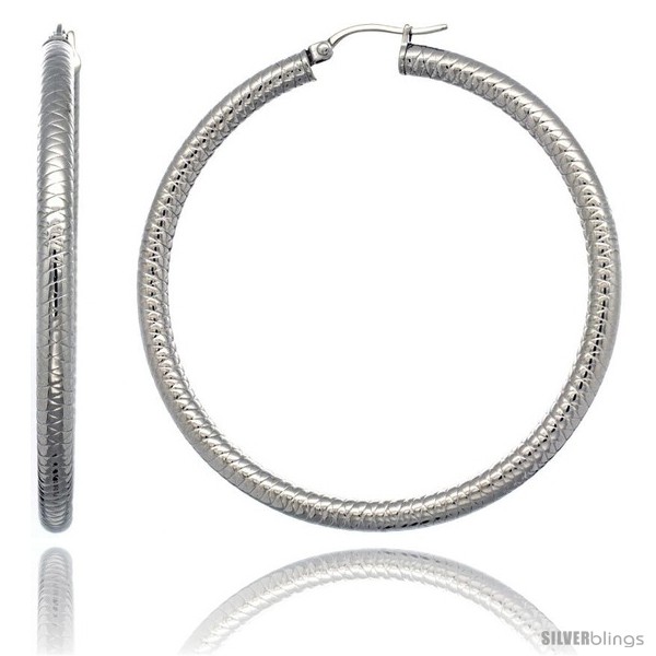 https://www.silverblings.com/2094-thickbox_default/surgical-steel-2-1-4-in-hoop-earrings-tight-zigzag-embossed-pattern-4-mm-tube-feather-weigh.jpg
