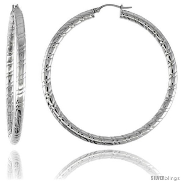 https://www.silverblings.com/2096-thickbox_default/surgical-steel-tube-hoop-earrings-2-1-4-in-round-4-mm-wide-candy-stripe-pattern-feather-weight.jpg