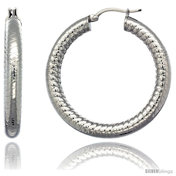 https://www.silverblings.com/2132-thickbox_default/surgical-steel-1-1-2-in-hoop-earrings-tight-zigzag-embossed-pattern-5-mm-fat-tube-feather-weigh.jpg