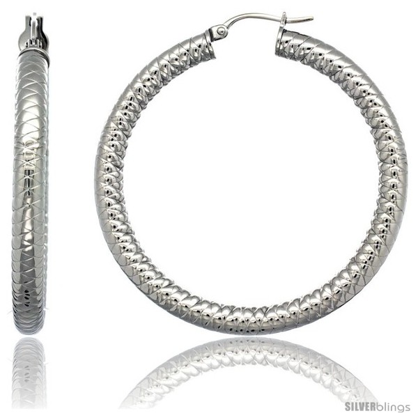 https://www.silverblings.com/2140-thickbox_default/surgical-steel-2-inch-hoop-earrings-tight-zigzag-embossed-pattern-5-mm-fat-tube-feather-weigh.jpg