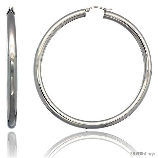 https://www.silverblings.com/2152-thickbox_default/surgical-steel-2-3-4-in-hoop-earrings-mirror-finish-5-mm-fat-tube-feather-weigh.jpg