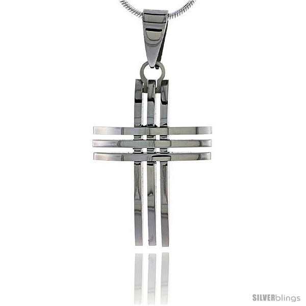 https://www.silverblings.com/2360-thickbox_default/stainless-steel-3-bar-cross-pendant-1-1-4-in-tall-w-30-in-chain.jpg