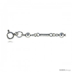 Sterling Silver Charm Bracelet w/ Beads -Style 6cb490