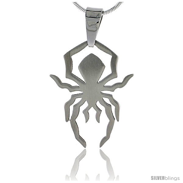https://www.silverblings.com/2543-thickbox_default/stainless-steel-spider-pendant-1-1-4-in-tall-w-30-in-chain.jpg