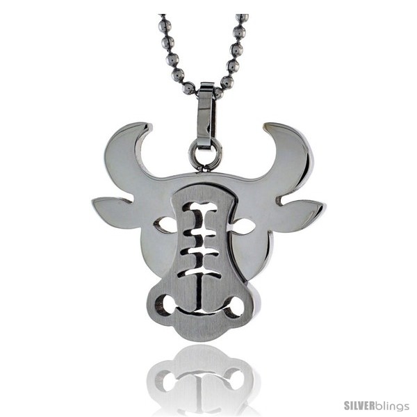https://www.silverblings.com/2589-thickbox_default/stainless-steel-bull-head-pendant-w-satin-finish-center-15-16-in-24-mm-tall-w-30-in-chain.jpg
