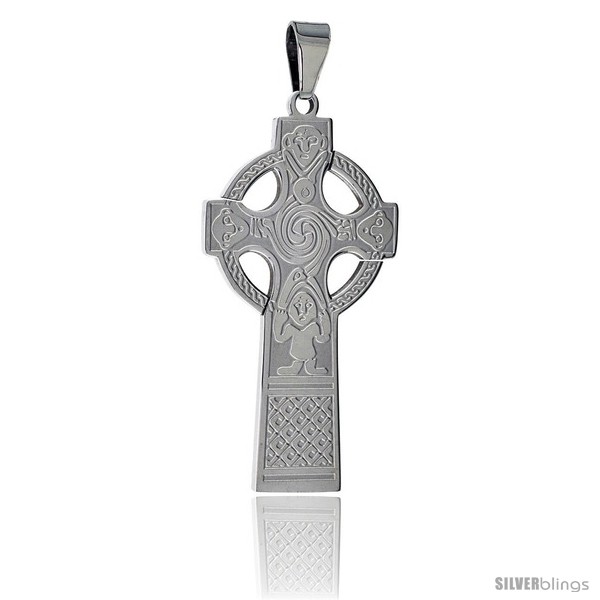 https://www.silverblings.com/2637-thickbox_default/stainless-steel-gallen-priory-celtic-cross-pendant-2-in-tall-30-in-chain.jpg