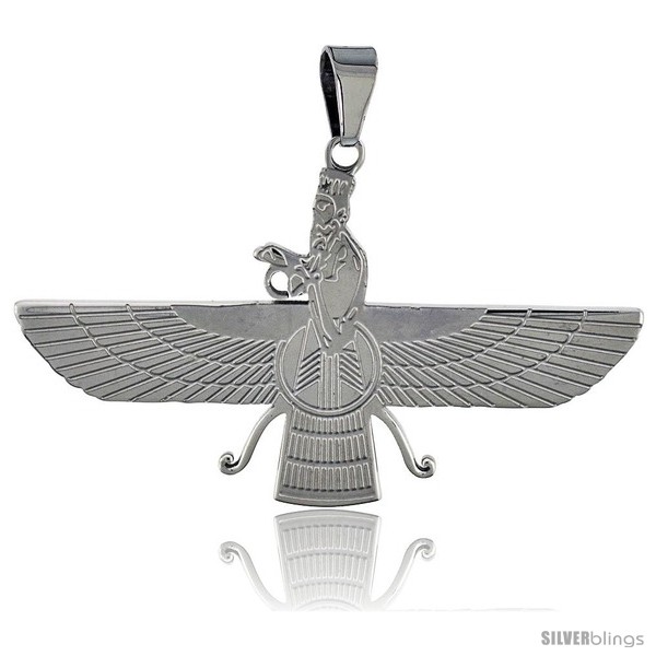 https://www.silverblings.com/2665-thickbox_default/stainless-steel-zoroastrian-faravahar-pendant-2-in-wide-30-in-chain-included.jpg