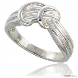 Sterling Silver Freeform Ring Flawless finish 3/8 in wide -Style Trp440