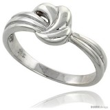 Sterling Silver Freeform Ring Flawless finish 3/8 in wide -Style Trp441