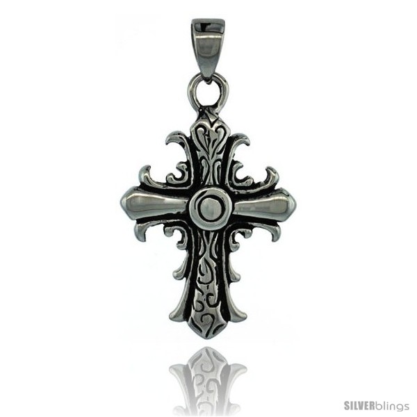 https://www.silverblings.com/3068-thickbox_default/surgical-steel-gothic-cross-pendant-1-1-2-in-38-mm-tall-comes-w-30-in-chain.jpg
