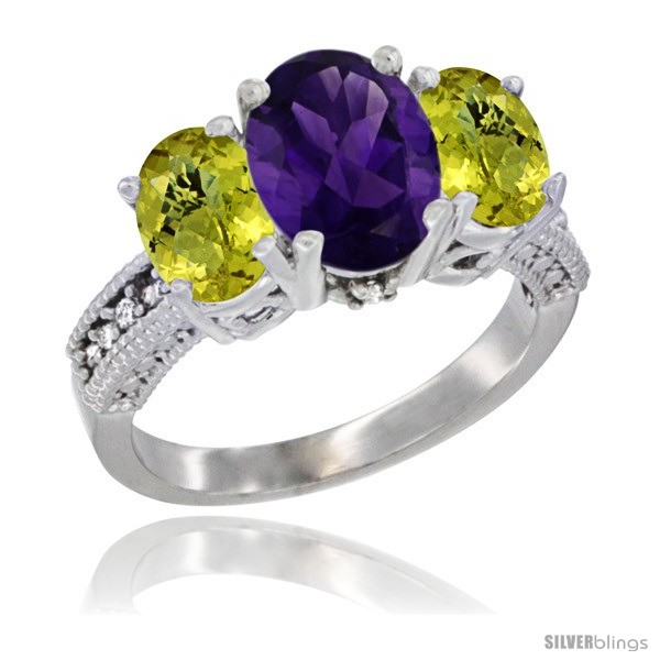 https://www.silverblings.com/31773-thickbox_default/10k-white-gold-ladies-natural-amethyst-oval-3-stone-ring-lemon-quartz-sides-diamond-accent.jpg
