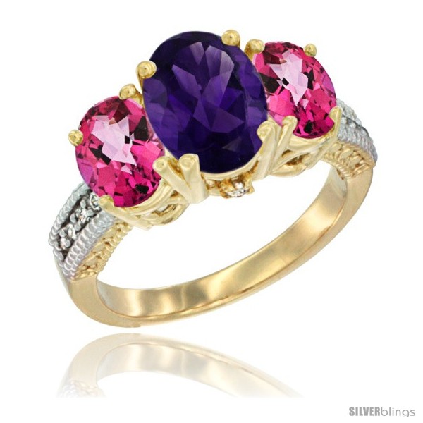 https://www.silverblings.com/31912-thickbox_default/14k-yellow-gold-ladies-3-stone-oval-natural-amethyst-ring-pink-topaz-sides-diamond-accent.jpg