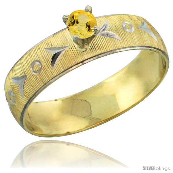 https://www.silverblings.com/32055-thickbox_default/10k-gold-ladies-solitaire-0-25-carat-yellow-sapphire-engagement-ring-diamond-cut-pattern-rhodium-accent-3-16-style-10y507er.jpg