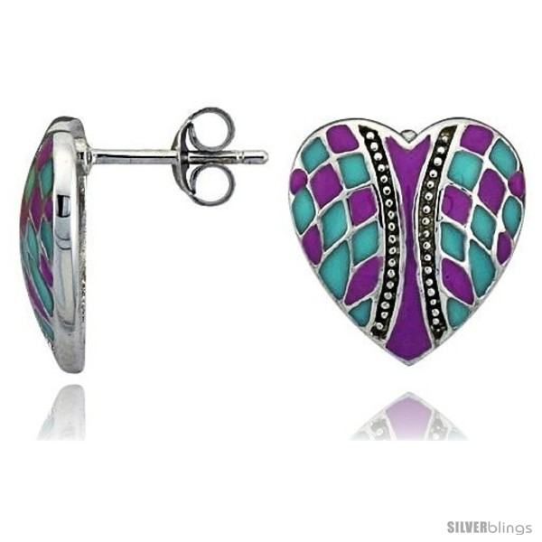 https://www.silverblings.com/32202-thickbox_default/sterling-silver-9-16-15-mm-tall-checkered-heart-post-earrings-rhodium-plated-w-pink-blue-enamel-designs.jpg