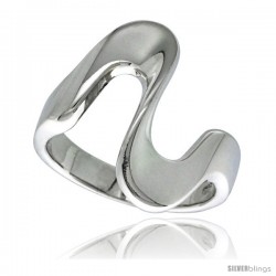 Sterling Silver Wave Ring