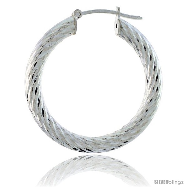 https://www.silverblings.com/32988-thickbox_default/sterling-silver-italian-3mm-tube-hoop-earrings-twist-design-diamond-cut-1-3-8-in-diameter.jpg