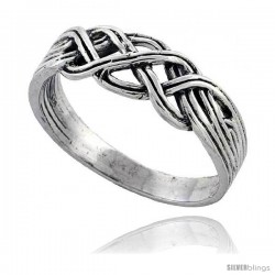 Sterling Silver Woven Braid Ring