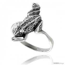 Sterling Silver Frog Ring