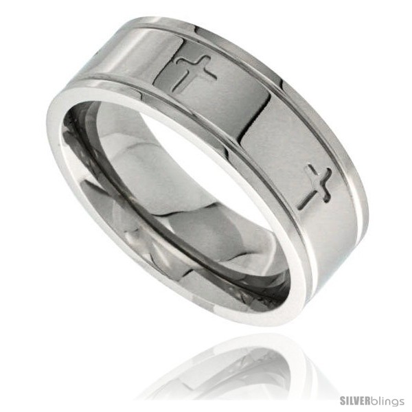 https://www.silverblings.com/4233-thickbox_default/surgical-steel-8mm-cross-wedding-band-ring-comfort-fit.jpg
