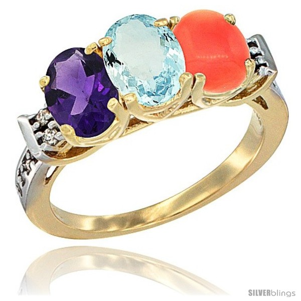 https://www.silverblings.com/42927-thickbox_default/10k-yellow-gold-natural-amethyst-aquamarine-coral-ring-3-stone-oval-7x5-mm-diamond-accent.jpg