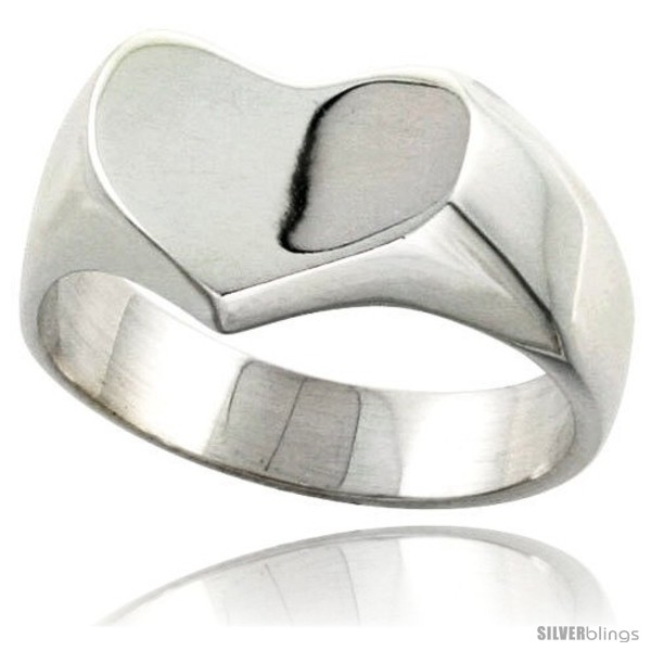 Solid Signet Ring in Silver