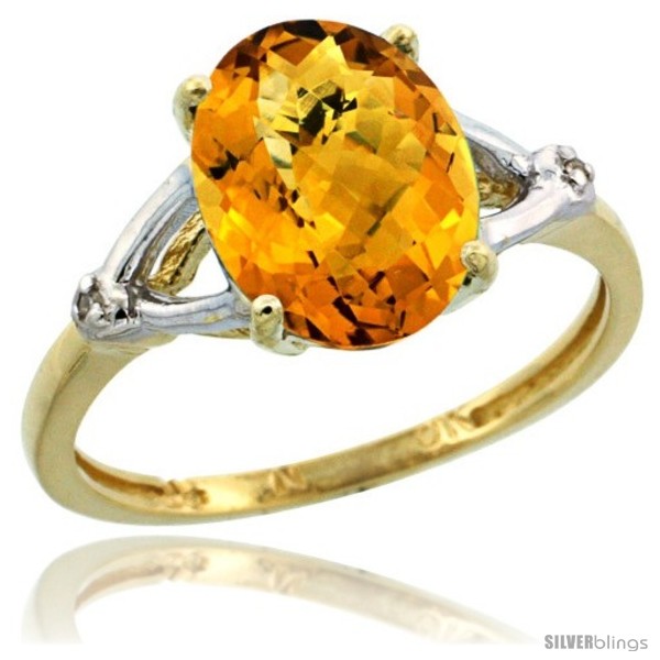 https://www.silverblings.com/43620-thickbox_default/10k-yellow-gold-diamond-whisky-quartz-ring-2-4-ct-oval-stone-10x8-mm-3-8-in-wide.jpg