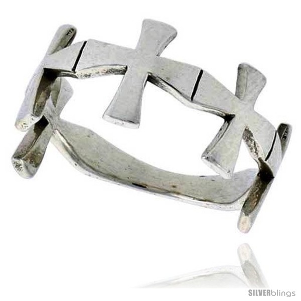 https://www.silverblings.com/44107-thickbox_default/sterling-silver-cross-link-ring-3-8-wide.jpg