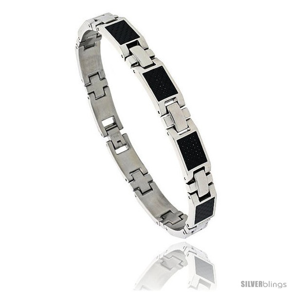 https://www.silverblings.com/446-thickbox_default/stainless-steel-carbon-fiber-bracelet-for-men-3-8-in-wide-8-1-2-in-long.jpg
